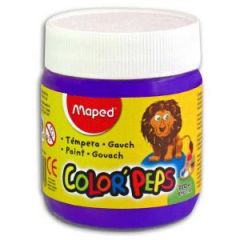 Tempera Maped Color Peps Pote x 250grs. Violeta
