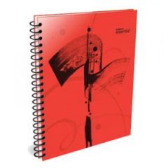 Cuaderno A4 Ledesma Essential Rayado 84 Hojas Rojo