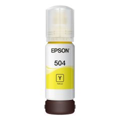 Botella Tinta Epson 504 Amarillo para Sistema Continuo