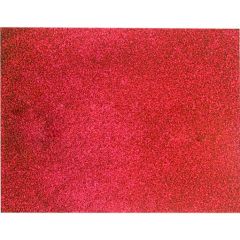 Cartulina Con Glitter  50x35 Rojo por 10 Unidades