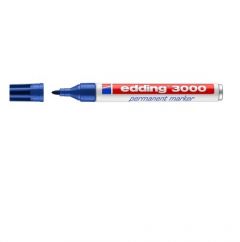 Marcador Edding E 3000  recargable solvente Azul 3mm