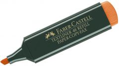 Resaltador Faber Castell T48 Punta Biselada Naranja x1 unidad