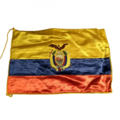 Bandera de Ecuador con Escudo 90x150cm