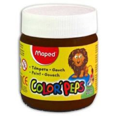 Tempera Maped Color Peps Pote x 250grs. Marrón