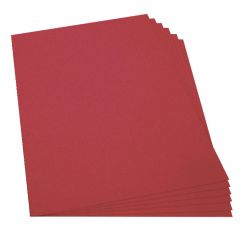 Cartulina 48x63cm 120g por 25 Unidades Rojo