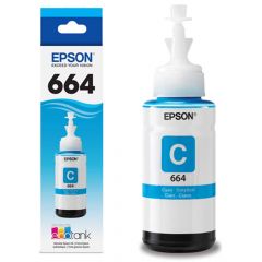 Botella de Tinta Epson T664 Cian