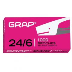 Broches Grap 24/6 por 1000 unidades
