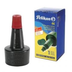 Tinta Pelikan para Sello de Goma 4K 28CC Rojo
