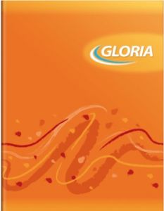 Cuaderno Gloria Tapa Flexible Naranja por 84 Hojas Cuadriculado