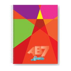 Cuaderno Con Espiral  Laprida AB7 21x27 - 60 hs Rayado