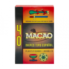 Naipes Macao por 40 Plastificados
