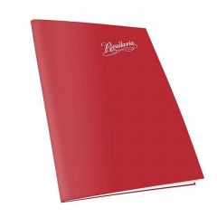 Cuaderno Rivadavia Tapa Flexible 48 Hojas Rayado Rojo