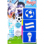 Kit Maquillaje Glam Brillo x2 + Strass + 3 Stencil