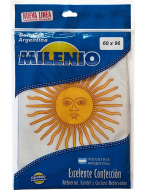 Bandera Argentina con Sol Milenio de Poliamida 60x96 cm.