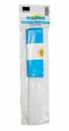Bandera Plástica Argentina con Sol 17x24 cm con Varilla por 12 Unidades