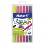 Marcador Pelikan Markana Punta Pincel Lettering por 12 Colores