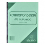 Libreta Igneo Correspondencia Duplicado N°2