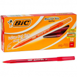 Bolígrafo Bic Round Stic Rojo Caja por 12 Unidades