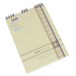 Block con Espiral A4 Arte Escocés 70 Hojas Cuadriculadas. 21x29,7cm