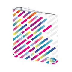 Carpeta Escolar Inkdrop 3x40 Cromatic Diagonales