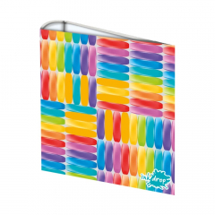 Carpeta Escolar Inkdrop 3x40 Cromatic Verticales y Horizontales 