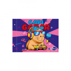 Carpeta Escolar Inkdrop N° 5 Capibara II Gamer