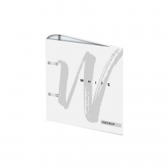 Bibliorato A4 Inkdrop B&W White