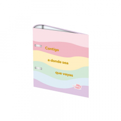 Bibliorato A4 Inkdrop Pastel Gold Contigo