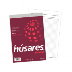 Block Husares A5 80 Hojas Cuadriculadas