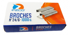 Broches Ezco 24/6 por 1000 Unidades