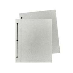 Carpeta Rexon N3 Glitter Film Gris