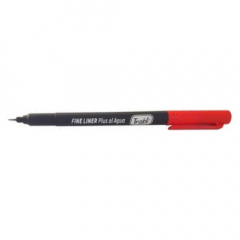 Marcador Trabi Fine Liner Punta Redonda al Agua Rojo en Blister Jota Ese