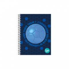 Cuaderno Tapa Dura Espiral Inkdrop A4 Footy Boy  Champions