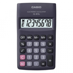 Calculadora Casio Portátil Hl-815l-bk