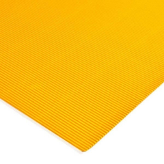 Cartón Micro corrugado Plancha 50x70cm Amarillo x10 Unidades