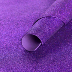 Goma Eva  Plancha 40x60 con Glitter Purpura por 10 Unidades