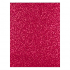 Goma Eva Super Glitter A4 Adhesiva Rojo por 10 Unidades