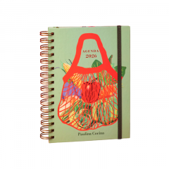 Agenda Fera 2026 15x21 cm con Espiral Semanal Paulina Cocina Bolsa