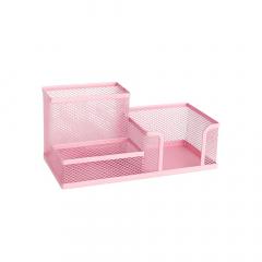 Organizador de Escritorio Values 3 Divisiones Alto Rosa Pastel