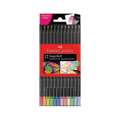 Lapiz Color Faber Castell Ecolapiz Supersoft x12 Pastel