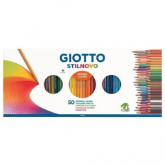 Lápiz Color Giotto Stilnovo x50 Unidades Largos