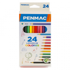 Lapices de Color Giotto Penmac por 24 Unidades Largos