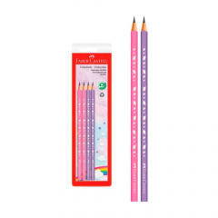 Lapiz Faber Castell Grafito Unicornio Blister x4 Un