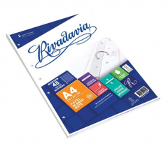 Repuesto Escolar Rivadavia A4 por 48 Hojas Rayado