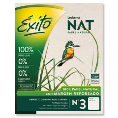 Repuesto Escolar N°3 Éxito NAT x48 Hojas Rayadas