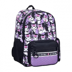 Mochila Wabro Kuromi Caritas Espalda 17" Violeta