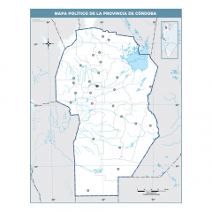 Mapa Laminado América del Norte Mudo Doble Faz Físico Político
