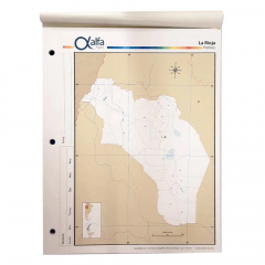 Mapa Laminado América del Norte Mudo Doble Faz Físico Político