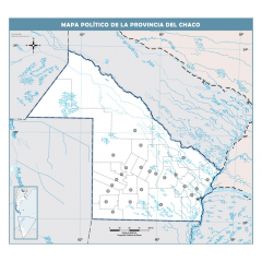 Mapa Laminado América del Norte Mudo Doble Faz Físico Político