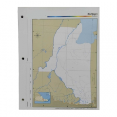 Mapa Tamaño Rivadavia Región Mesopotámica Político por 40 Unidades